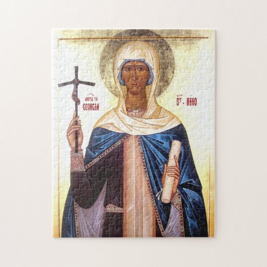 St. Nina Equal-to-the-Apostles Orthodox Icon Legpuzzel (Verticaal)