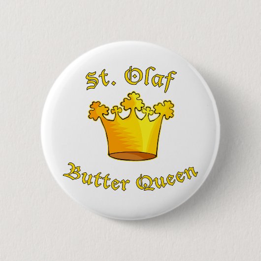 St. Olaf Butter Queen Products Ronde Button 5,7 Cm (Voorkant)