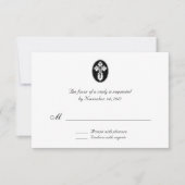 St. Olga Cross - Wedding Reply / RSVP Kaarten Kaartje (Voorkant)
