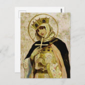 “St Olga” door Mikhail Nesterov Briefkaart (Voorkant / Achterkant)