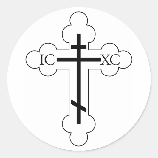 St. Olgas Cross sticker (Voorkant)