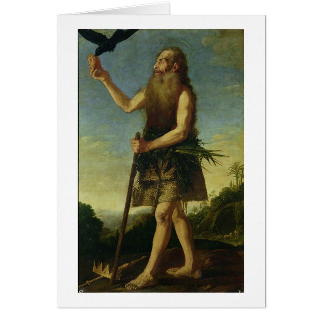 St. Onuphrius (olie op doek) (Voorkant)