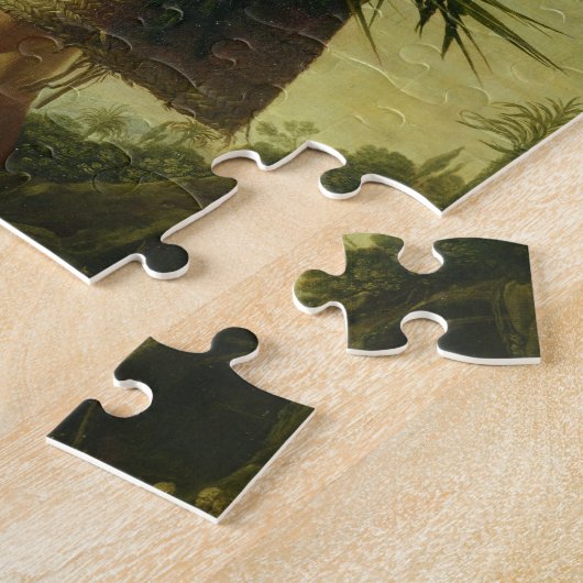 St. Onuphrius (olie op doek) Legpuzzel (Zijkant)