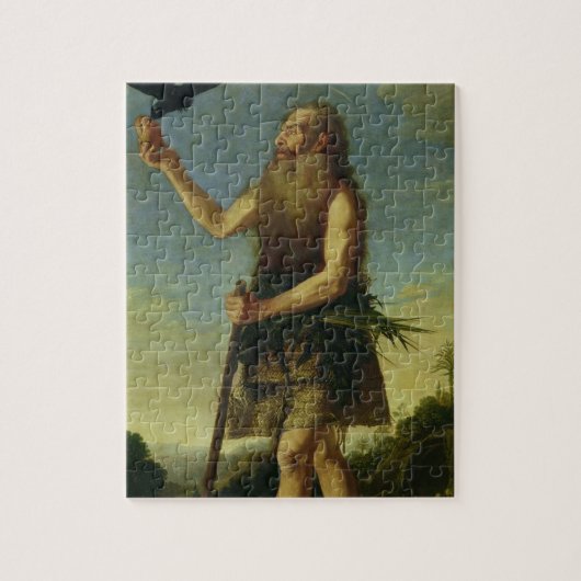 St. Onuphrius (olie op doek) Legpuzzel (Verticaal)