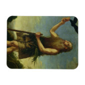 St. Onuphrius (olie op doek) Magneet (Horizontaal)