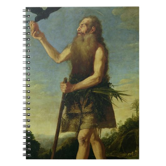 St. Onuphrius (olie op doek) Notitieboek (Voorkant)