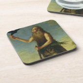 St. Onuphrius (olie op doek) Onderzetter (Linkerzijde)