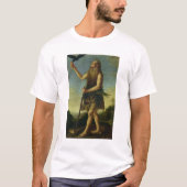 St. Onuphrius (olie op doek) T-shirt (Voorkant)