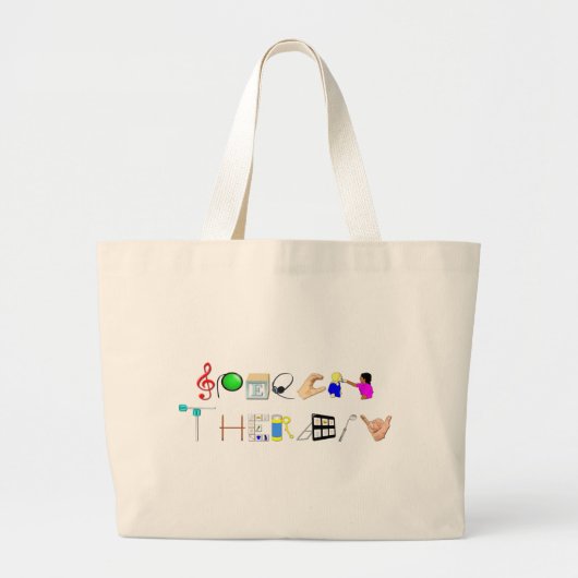 ST op het werk Grote Tote Bag (Voorkant)