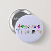 ST op het werk Ronde Button 5,7 Cm (Voorkant /achterkant)