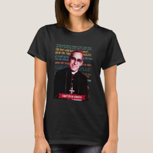 St Óscar Romero El Salvador Aartsbisschop Heilige T-shirt