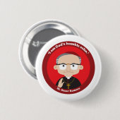St. Oscar Romero Ronde Button 5,7 Cm (Voorkant /achterkant)
