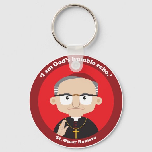 St. Oscar Romero Sleutelhanger (Voorkant)