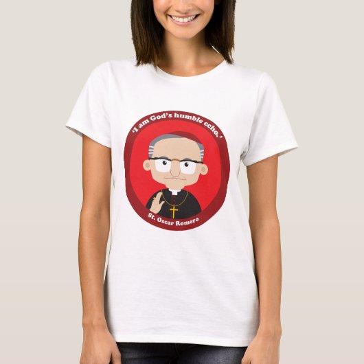 St. Oscar Romero T-shirt (Voorkant)
