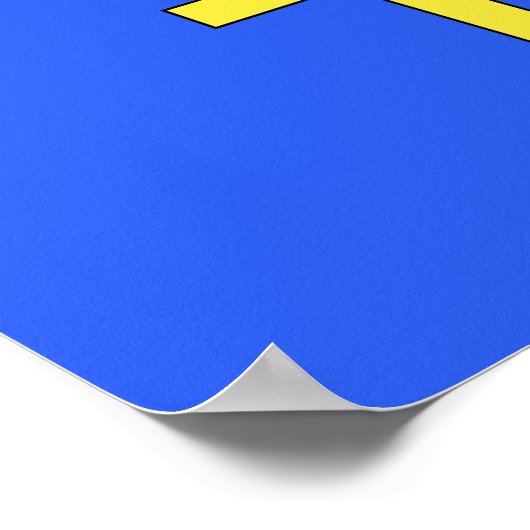 St Ouen flag Poster (Hoek)