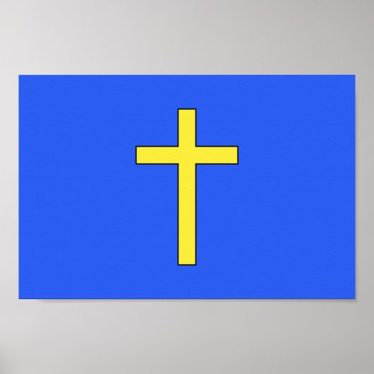 St Ouen flag Poster (Voorkant)