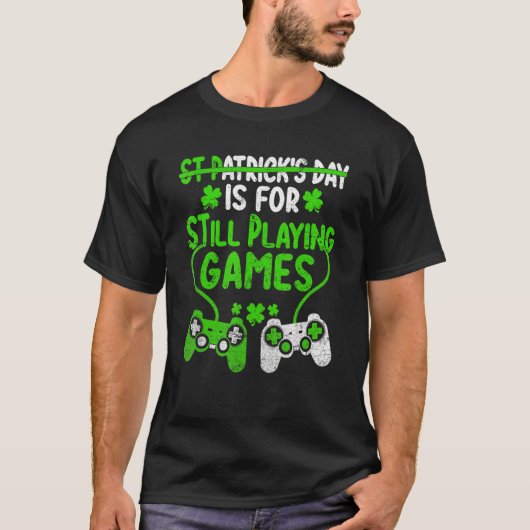 St P is voor nog steeds spellen St Patricks Day Ga T-shirt (Voorkant)