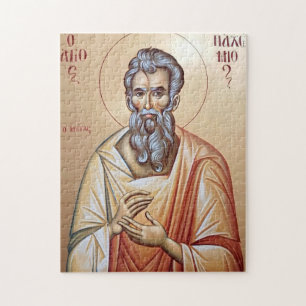 St. Pachomius de Grote Orthodoxe Christelijke Icoo Legpuzzel