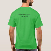 St Pactrick's Day Humor T-shirt (Achterkant)