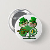 st. paddies day button - ontwerp 2 (Voorkant /achterkant)