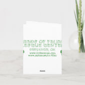 st. paddies day - note cards kaart (Achterkant)