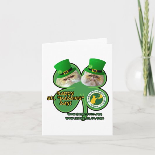 st. paddies day - note cards kaart (Voorkant)