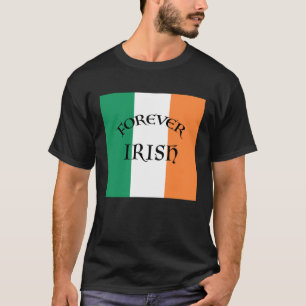 St Paddy Day Forever Irish Grand Green White Orang T-shirt
