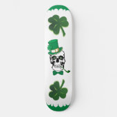 St. Paddy Skull Skateboard (Voorkant)