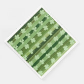 St Paddy Stripes Papieren servet (Hoek)