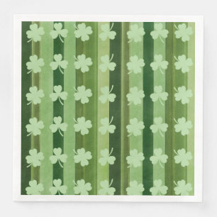 St Paddy Stripes Papieren servet