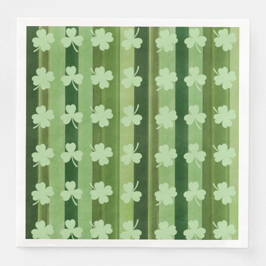 St Paddy Stripes Papieren servet (Voorkant)