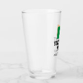 St Paddys bierglazen met Ierse vlag Glas (Rechts)