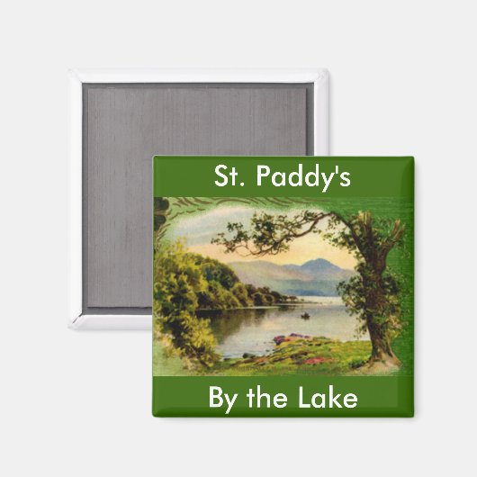  St. Paddy's bij het meer Magneet (Voorkant / Achterkant)