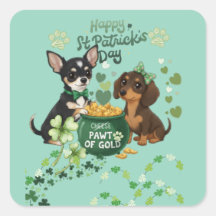 St Paddy's dag "Pawt van goud"