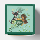 St Paddy's dag poot van goud Bedankdoosjes (Bovenkant)