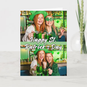 St. Paddy's Day Custom Modern 2-foto's Sjabloon