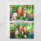 St. Paddy's Day Custom Modern 2-foto's Sjabloon (Voorkant)