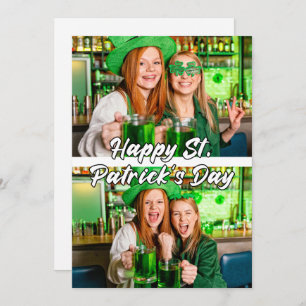 St. Paddy's Day Custom Modern 2-foto's Sjabloon