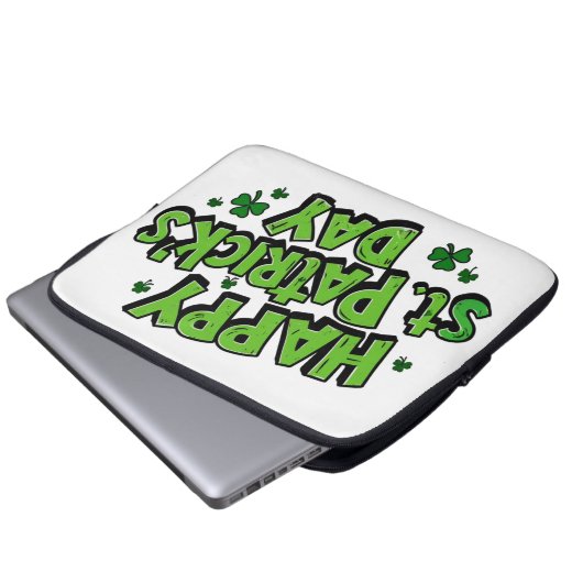 St. Paddy's Day, de dag van Patrick Laptop Sleeve (Voorkant onderkant)