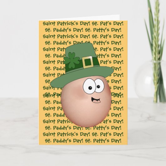 St. Paddy's Day Egg, Saint Patrick's Day! Kaart (Voorkant)