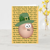 St. Paddy's Day Egg, Saint Patrick's Day! Kaart (Gele Bloem)