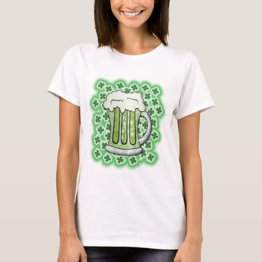 St Paddys Day Green Beer T-shirt (Voorkant)