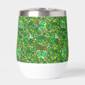 St. Paddy's Day Groene gouden munten Shamrock Slai (Voorkant)
