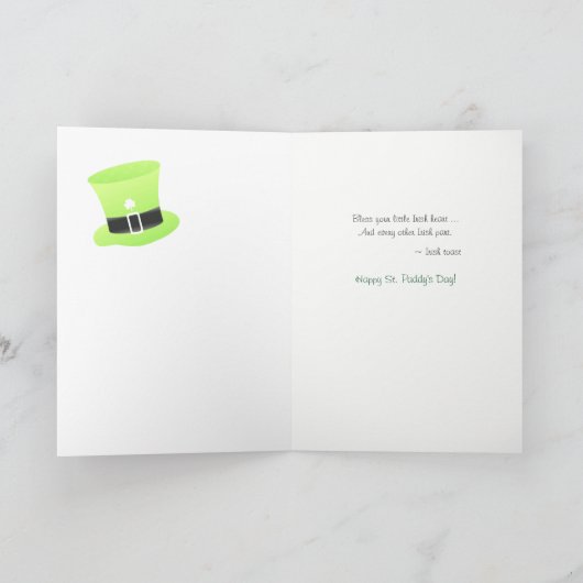 St Paddy's Day, Hey Sugar, Lieverd, Kat w / Pet Kaart (Binnen)