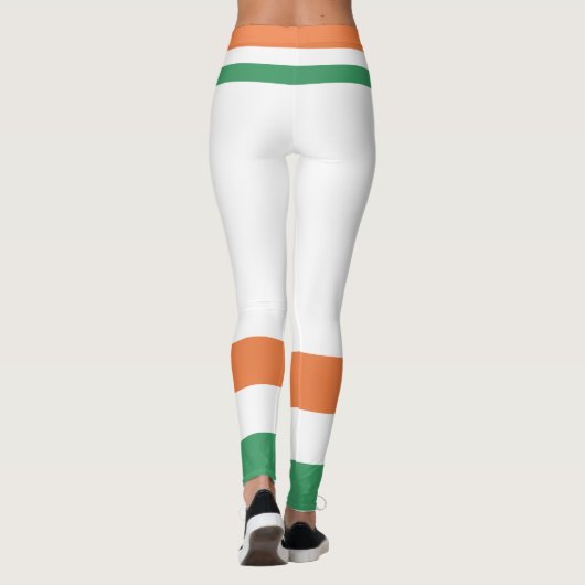 St. Paddy's Day. Ierse vlag. Leggings (Achterkant)