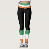 St. Paddy's Day Ireland Flag Leggings (Voorkant)