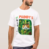 St. Paddy's Day Joy - Groene gloed dans feest T-shirt (Voorkant)