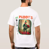 St. Paddy's Day Joy - Ierse pub Trivia nacht T-shirt (Achterkant)