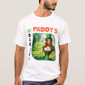 St. Paddy's Day Joy - Ierse tradities T-shirt (Voorkant)