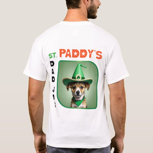 St. Paddy's Day Joy - Leprechaun's Pot of Fun T-shirt (Achterkant)